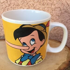Vintage Disney Pinocchio Long‎ Nose Coffee Mug